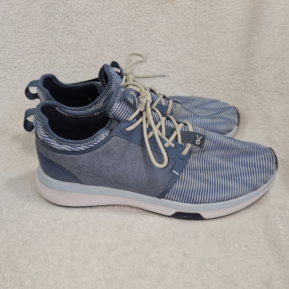 KURU WOMEN'S SNEAKER ATOM-Mineral Blue-Bone Gray Sz 12 - Picture 2 of 14
